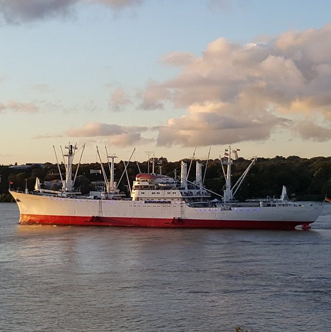 frachtschiff, museum, hamburg